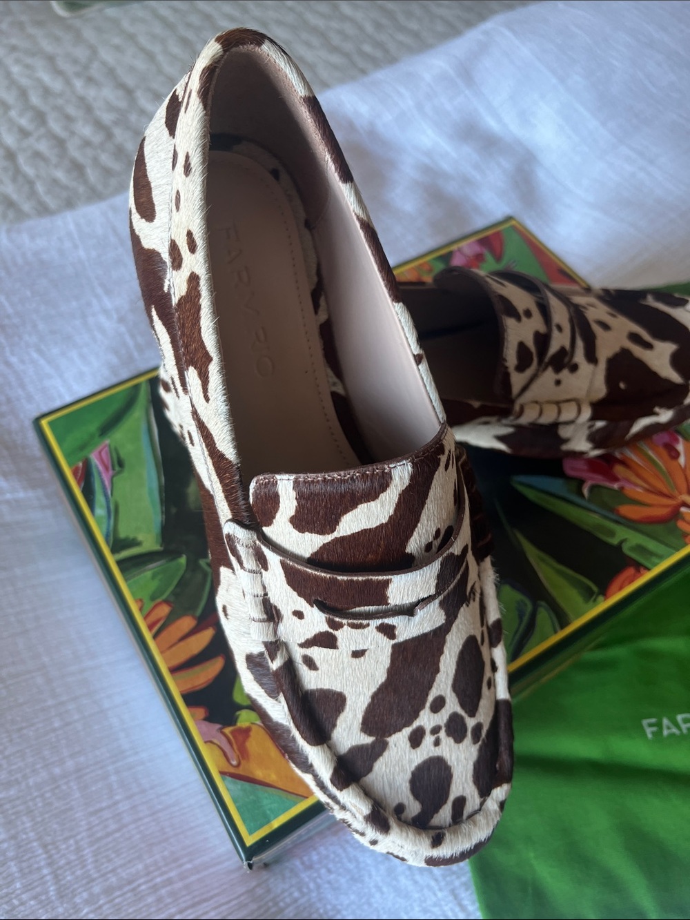 Farm Rio ‘Monstera’ Loafers